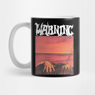 Warning metal Mug